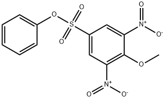 phenyl 4-methoxy-3,5-dinitrobenzenesulfonate Structural