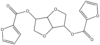 hexahydrofuro[3,2-b]furan-3,6-diyl bis(furan-2-carboxylate) Structural
