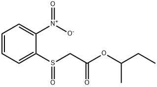 sec-butyl ({2-nitrophenyl}sulfinyl)acetate Structural