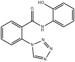 N-(2-hydroxyphenyl)-2-(1H-tetrazol-1-yl)benzamide Structural