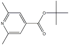 tert-Butyl 2,6-dimethylisonicotinate Structural