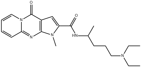 N-(5-(diethylamino)pentan-2-yl)-1-methyl-4-oxo-1,4-dihydropyrido[1,2-a]pyrrolo[2,3-d]pyrimidine-2-carboxamide Structural