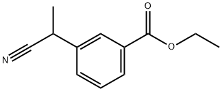 Ethyl 3-(1-cyanoethyl)benzoate Structural