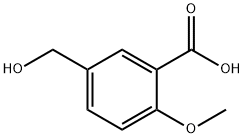 o-Anisic acid, 5-(hydroxymethyl)- Structural