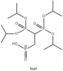 sodium (2,2-bis(diisopropoxyphosphoryl)ethyl)phosphinate Structural