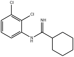 N-(2,3-dichlorophenyl)cyclohexanecarboximidamide Structural