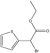 ethyl 2-bromo-2-(thiophen-2-yl)acetate Structural