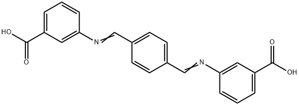 N,N'-TEREPHTHALYLIDENEBIS(3-CARBOXYANILINE) Structural