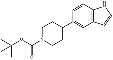 tert-butyl 4-(1H-indol-5-yl)piperidine-1-carboxylate Structural
