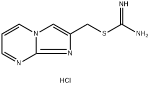 imidazo[1,2-a]pyrimidin-2-ylmethyl carbamimidothioate dihydrochloride Structural