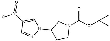 tert-butyl3-(4-nitro-1H-pyrazol-1-yl)pyrrolidine-1-carboxylate