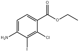ethyl 4-amino-2-chloro-3-iodobenzoate Structural