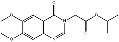 isopropyl 2-(6,7-dimethoxy-4-oxoquinazolin-3(4H)-yl)acetate Structural