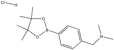 N,N-dimethyl-1-(4-(4,4,5,5-tetramethyl-1,3,2-dioxaborolan-2-yl)phenyl)methanamine hydrochloride Structural