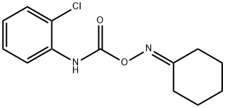 O-(N-(2-CHLOROPHENYL)CARBAMOYL)CYCLOHEXANONE OXIME Structural