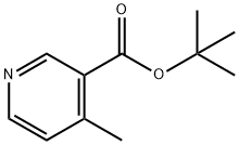tert-Butyl 4-methylnicotinate Structural