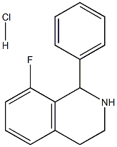 Isoquinoline,8-fluoro-1,2,3,4-tetrahydro-1-phenyl-,hydrochloride Structural