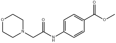 methyl 4-(2-morpholinoacetamido)benzoate Structural
