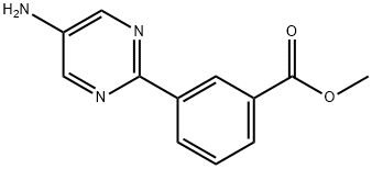 methyl 3-(5-aminopyrimidin-2-yl)benzoate Structural