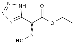 Hydroxyimino-(1H-tetrazol-5-yl)-acetic acid ethyl ester Structural
