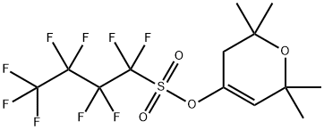 2,2,6,6-tetramethyl-3,6-dihydro-2H-pyran-4-yl 1,1,2,2,3,3,4,4,4-nonafluorobutane-1-sulfonate Structural