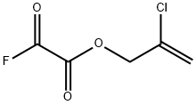 Fluorooxoacetic 2-chloro-2-propenyl ester Structural