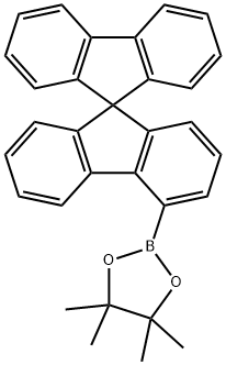 4,4,5,5-tetramethyl-2-(9,9'-spirobi[9H-fluoren]-4-yl)-1,3,2-Dioxaborolane Structural