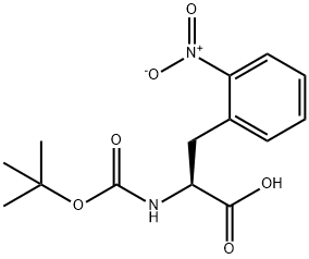 Boc-2-Nitro-DL-phenylalanine Structural