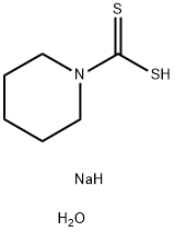 sodium piperidine-1-carbodithioate dihydrate Structural