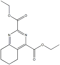 diethyl 5,6,7,8-tetrahydroquinazoline-2,4-dicarboxylate Structural