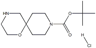tert-butyl 1-oxa-4,9-diazaspiro[5.5]undecane-9-carboxylate hydrochloride Structural