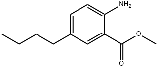 methyl 2-amino-5-butylbenzoate Structural