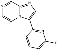 Imidazo[1,2-a]pyrazine, 3-(6-fluoro-2-pyridinyl)- Structural