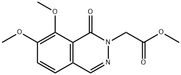 methyl 2-(7,8-dimethoxy-1-oxophthalazin-2(1H)-yl)acetate Structural