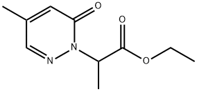 ethyl 2-(4-methyl-6-oxopyridazin-1(6H)-yl)propanoate Structural