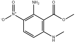 methyl 2-amino-6-(methylamino)-3-nitrobenzoate Structural