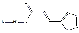 furan-2-acrylic acid azide Structural