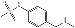 N-(4-((methylamino)methyl)phenyl)methanesulfonamide Structural