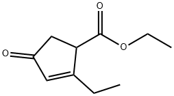 ethyl 2-ethyl-4-oxocyclopent-2-enecarboxylate Structural