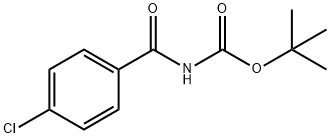 tert-butyl 4-chlorobenzoylcarbamate Structural