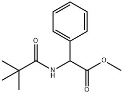 methyl 2-phenyl-2-pivalamidoacetate Structural
