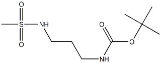 Carbamic acid,N-[3-[(methylsulfonyl)amino]propyl]-, 1,1-dimethylethyl ester Structural