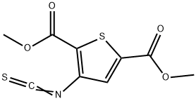 dimethyl 3-isothiocyanatothiophene-2,5-dicarboxylate Structural