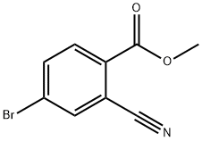 Methyl 4-bromo-2-cyanobenzoate Structural