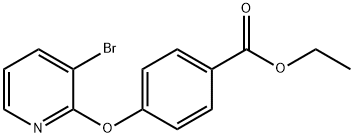 ethyl 4-(3-bromopyridin-2-yloxy)benzoate Structural