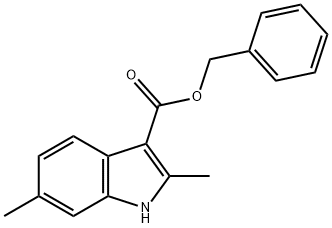 benzyl 2,6-Dimethylindole-3-carboxylate Structural