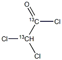 Dichloroacetyl chloride-13C2
		
	 Structural