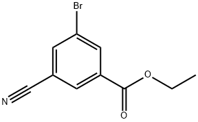 Ethyl 3-bromo-5-cyanobenzoate Structural