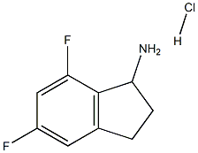 5,7-Difluoro-2,3-dihydro-1H-inden-1-amine hydrochloride