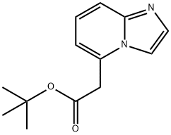 tert-butyl 2-(imidazo[1,2-a]pyridin-5-yl)acetate Structural